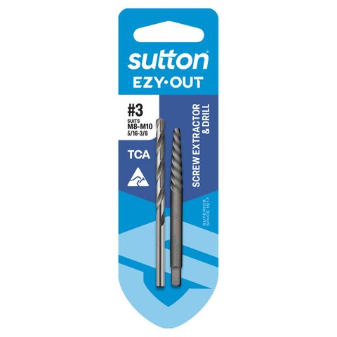Sutton - Screw Extractor Set - Easy-Out - No.3