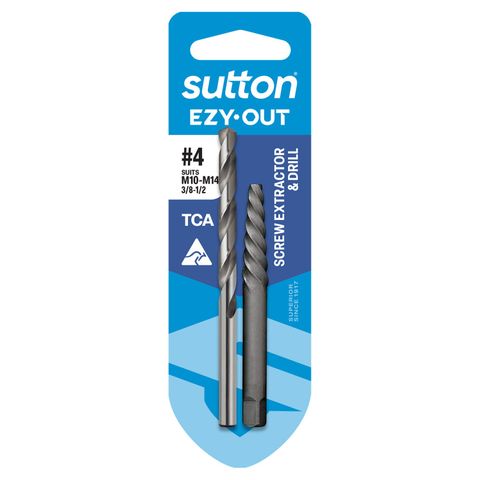 Sutton - Screw Extractor Set - Easy-Out - No.4