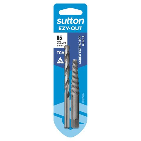 Sutton - Screw Extractor Set - Easy-Out - No.5