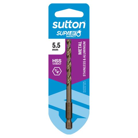 Sutton - Jobber Drill Bit - Supabit Impact