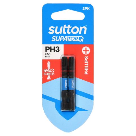 Sutton - Phillips Screwdriver Bit - PH3 x 50mm