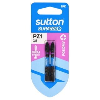 Sutton - Pozidriv Screwdriver Bit - PZ1 x 50mm