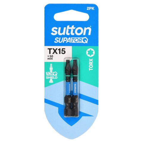 Sutton - Torx Screwdriver Bit - TX15 x 50mm