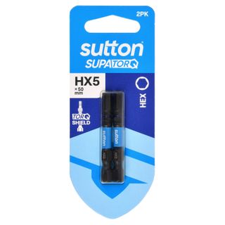 Sutton - Hex Screwdriver Bit - HX5 x 50mm