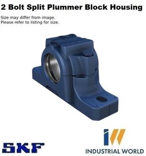SKF - 2 Bolt Split Pummer Block Housing