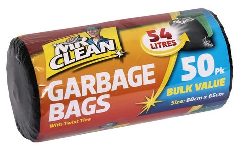 Mr Clean - Garbage Bags (with twist ties)