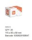 Flat Rnd Washer Sampson - ZP - 1-1/8 (Box=20)