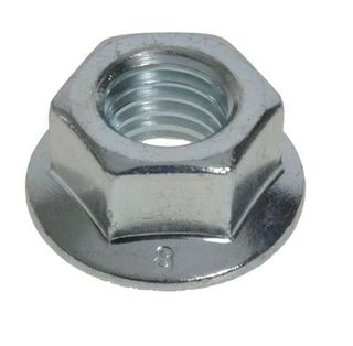 Serrated Hex Flange Nut Z/P M8 (Box=100)
