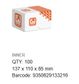 Serrated Hex Flange Nut Z/P M12 (Box=100)
