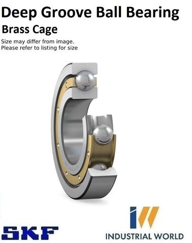 SKF - Deep Groove Ball Bearing Brass cage