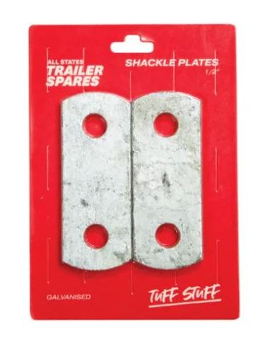 Shackle Plate 1/2 inch Galvanised (2 per pack)