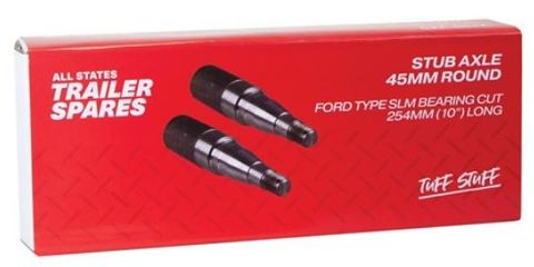 Stub Axles 45mm Round SLM 10inch