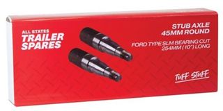 Stub Axles 45mm Round SLM 10inch