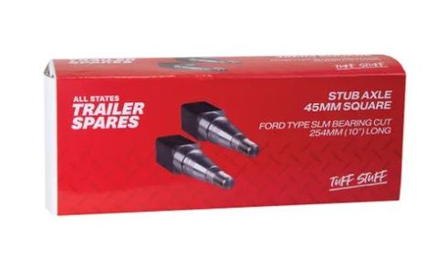 Stub Axles 45mm Square SLM 10inch
