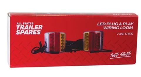 LED Plug and Play Wiring Loom 7 metres 7 Pin Flat