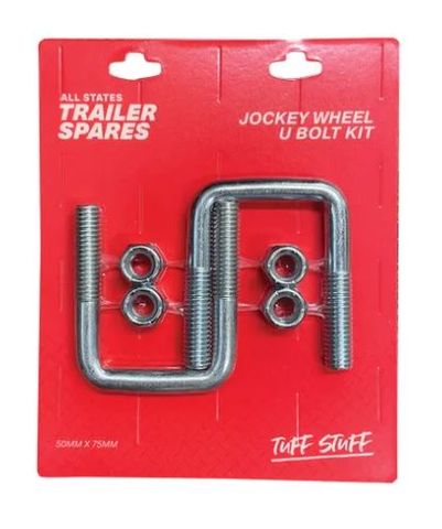 Jockey Wheel U Bolt Fitting Kit suits 50x50mm Draw
