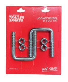 Jockey Wheel U Bolt Fitting Kit suits 50x50mm Draw