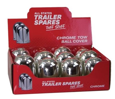 Chrome Tow Ball Cover (12 items per box)