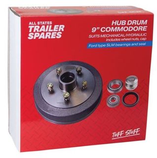 Commodore 9inch Hub Drum SLM Bearings Seal & Cap