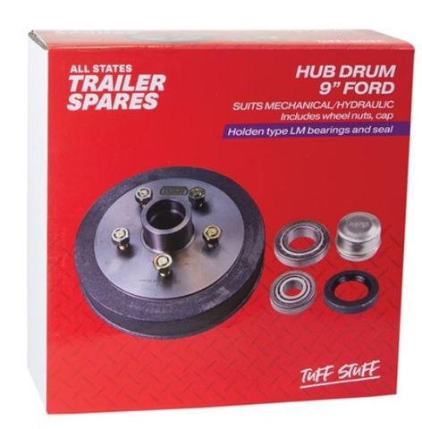Ford 9inch Hub Drum LM Bearings Seal & Cap