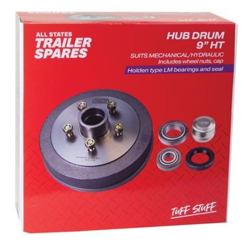 HT 9inch Hub Drum LM Bearings Seal & Cap