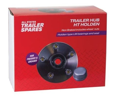 HT Lazy Black Hub LM Bearings Seal & Cap