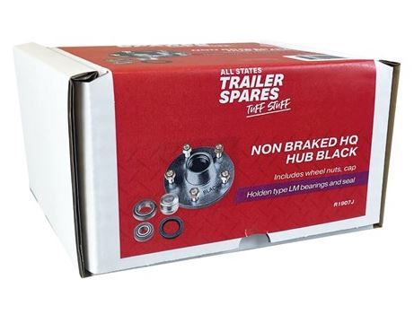 HQ Lazy Black Hub LM Bearings Seal & Cap