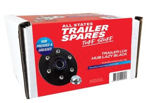 Landcruiser 6 Stud Lazy Black Hub Parallel Bearing