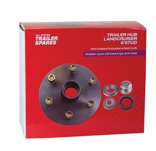 Landcruiser 5 Stud Lazy Black Hub SLM Bearings Sea
