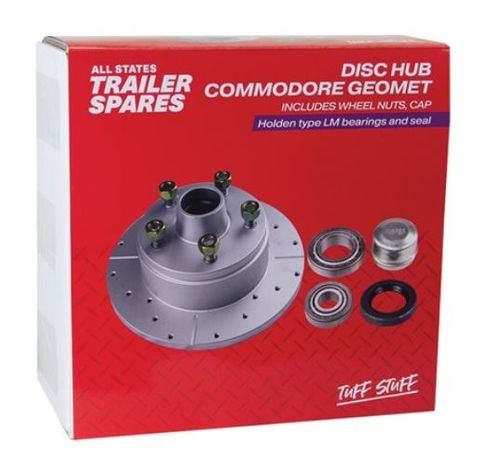 Commodore Hub Disc Geomet LM Bearings Seal & Cap