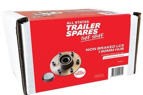 Landcruiser 6 Stud 2TN Lazy Black Hub Parallel Bea