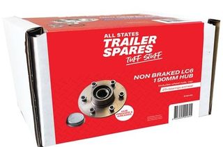 Landcruiser 6 Stud 2TN Lazy Black Hub Parallel Bea