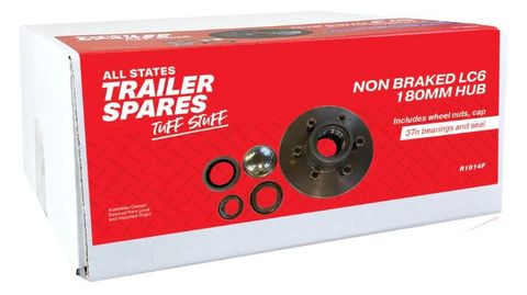 LC 6 Stud 3TN 180mm Lazy Black Hub Parallel Bearin