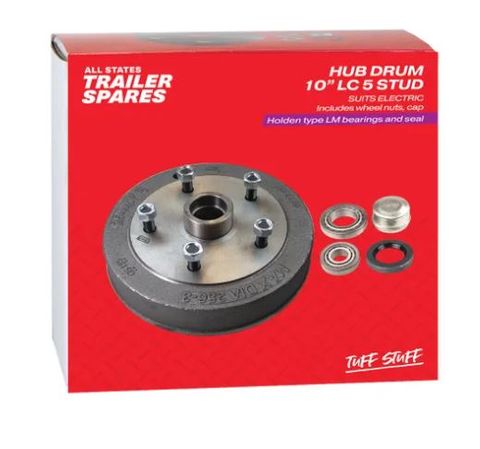 Landcruiser 5 Stud 10inch Hub Drum LM Bearings Sea