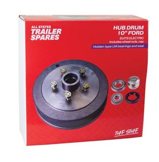 HQ 10inch Hub Drum LM Bearings Seal & Cap