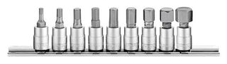 Teng Tools - 1/4 Drive Metric Hex Socket Bit Set