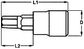 Teng Tools - 3/8 Drive In-Hex Socket