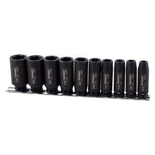 KINCROME - DEEP IMPACT SOCKET RAIL 10 PIECE