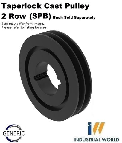 Generic - Taperlock Cast Pulley - 2 ROW - SPB - 11