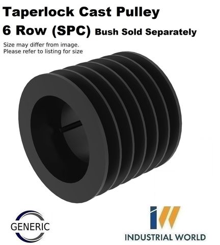 Generic - Taperlock Cast Pulley - 6 ROW - SPC - 22