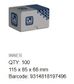 Hex Bolt - SS 316 - M6 x 40 (Box=100)