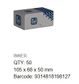 Hex Bolt - SS 316 - M6 x 60 (Box=50)