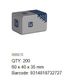 Hex Nut - SS 316 - M4 (Box=200)