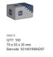 Hex Set Screw - SS 316 - M4 x 20 (Box=100)