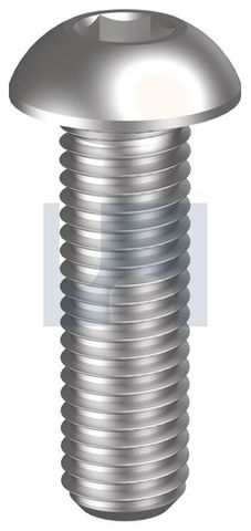 Button Head Socket Screw - SS 304 M4 x 50 (Box=100