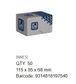 Hex Bolt - SS 316 - M6 x 75 (Box=50)