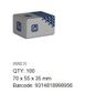 Hex Nut Thin - SS 316 - M5 (Box=100)