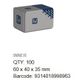 Hex Nut Thin - SS 316 - M6 (Box=100)