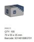 Countersunk Socket Screw - SS 316 M4 x 20 (Box=100