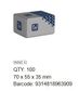 Countersunk Socket Screw - SS 316 M6 x 10 (Box=100